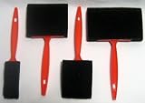 Lot of 48 New Foam Paint Brushes 4' 3' 2' 1' Brush Tool