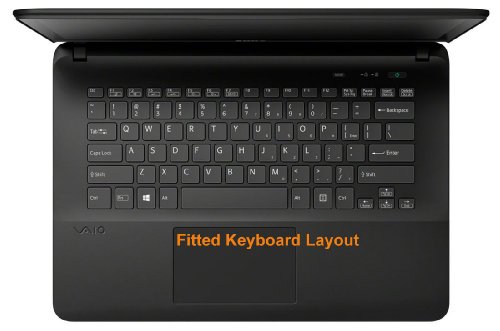 Generic Ultra Thin Tpu Keyboard Cover Compatible For Sony Vaio Svf14A; Fit 14E Transparent