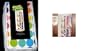 Student Lounge 10 Shelf Hanging Shoe Organizer - Multi-Color Dots (8" x 14" x 54")