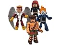 Marvel Minimates Diamond Select Toys 2009 SDCC San Diego Comic-Con Exclusive 4-Pack The Champions (Angel, Ghost Rider, Black Widow and Hercules)