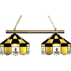 NCAA Georgia Tech Yellow Jackets 2-Light Executive Game Table Lamp