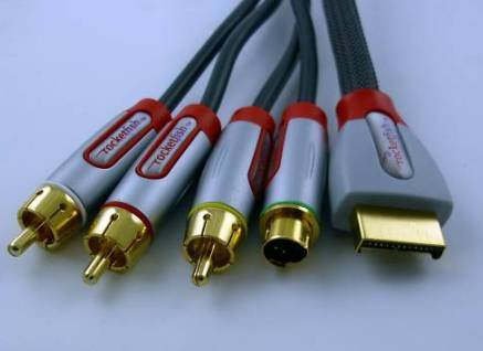 Rocketfish  S-Video/Composite Stereo Audio/Video Gaming Cable for PS2/PlayStation 2 and PS3/PlayStation 3  Model: RF-PS2SV (12 feet)