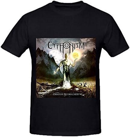 Obsidian Nothingness Cyphonism Mens Crew Neck Shirt Customized Black