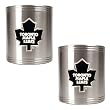 Toronto Maple Leafs NHL 2pc Stainless Steel Can Holder Set- Primary Logo by Great American Products