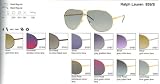 Ralph Lauren - Ralph Lauren 859/S Sunglasses(Color-Code=0000 - Gold Rose Frame,Blue Green Lens,Frame Size=64-09-135)