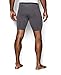 Under Armour Men's HeatGear Armour Compression Shorts – Mid, Carbon Heather (090)/Black, Large