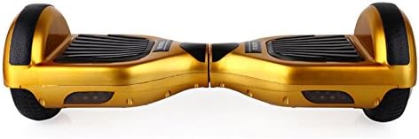 SUOKU Lighting Auto Two-wheel Smart Self Balancing Scooters Drifting Board Skateboard Electric Unicycle for Kids & Adults (Gold)