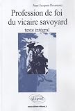 Profession de foi du vicaire savoyard