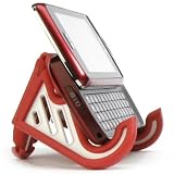 iZel(Red&White)-TheInnovativeStandforHands-freeViewingofYouriPhone®,iPod®,Blackberry®,Zune®,andOtherSimilarDevices