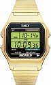 Timex - T78677 PF - Timex Original - Quartz digitale - Montre Homme - Bracelet extensible en acier inoxydable or