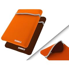 Cool Bananas RainSuit Neopren Netbooktasche, 10,2 Zoll braun/orange