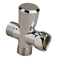 Alsons 49233110PK Three-Way Deluxe Shower Arm Diverter, Brilliance Satin Nickel
