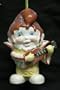 4" Guitar Player Rock n' Roll Guy Ice Cream Cone Christmas Ornament #W5383