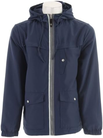 Planet Earth Trent Windbreaker Dark Denim Mens Sz L