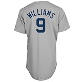 Ted Williams Boston Red Sox Majestic Gray Cooperstown Throwback Replica Jersey