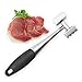 ONME Zinc Alloy Meat Tenderizer, Chicken Meat Hammer Tenderizer Tool with Rubber Grip Handle