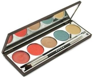 Becca Other - Bombora Palette (Highlighting Creme + 2X Compact Eyeliner + Lip & Cheek Creme + Lip Gloss + Eye Brush) For Women
