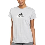 adidas WoMens Short-Sleeve Logo T-Shirt by adidas