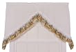 Ellis Curtain Kitchen Collection Sea Shells 60 by 35-Inch Ruffled Swag Curtains, White