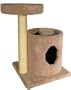 TwoTier 26 Cat Tree : Optional Sisal 2 FEET OF SISAL : Parts & Base Color DARK GREEN : Poles Color DARK GREEN