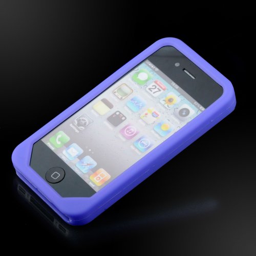 Iphone 3gs Kitty Case Cover Purpleflexasilicone Embossed Apple