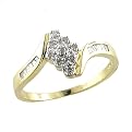 10K Two-Tone .12 ct.t.w. Diamond Ring
