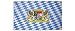 Flagge 150x90 cm Bayern mit Wappen