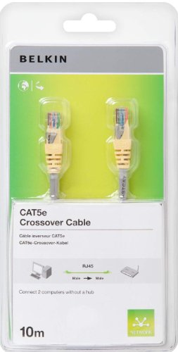 Belkin Cat5e UTP Crossover Kabel 10 m grau/gelb Preisvergleich