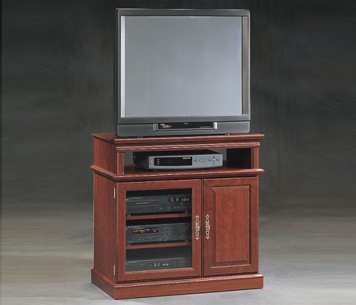 Classic Cherry Entertainment Stand Heritage Hill Classic Cherry Collection by Sauder Office Furnitur