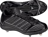 TeamExpress - Adidas Men's Spinner Low Blk/Blk Metal Baseball Cleat