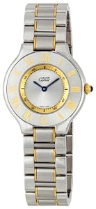 Cartier Must 21 Two-Tone Steel Mens Watch W10072R6