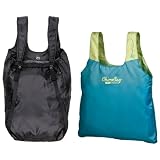 Recycled PET Lightweight Backpack and Reusable Shopping Bag Set