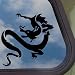 Chinese Dragon Black Decal Car Truck Bumper Window Sticker