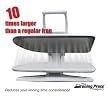 Steam Press with Integrated Sleeve Board 630mm x270mm, 38 Powerful Jets of Steam or use without water as a Dry Press, + Extra Cover & Foam (RRP �35.00), Pressing Cushion, Water Filling Jug, Water Spray Bottle, DVD and Instructions. Reduces Ironing Time Considerably!