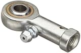 RBC Heim Bearings HFX4G 0.2500″ Bore, .2500-28 Threads Extra Capacity, Female Rod End Bearing, 4 Piece Metal-To-Metal With Grease Fitting