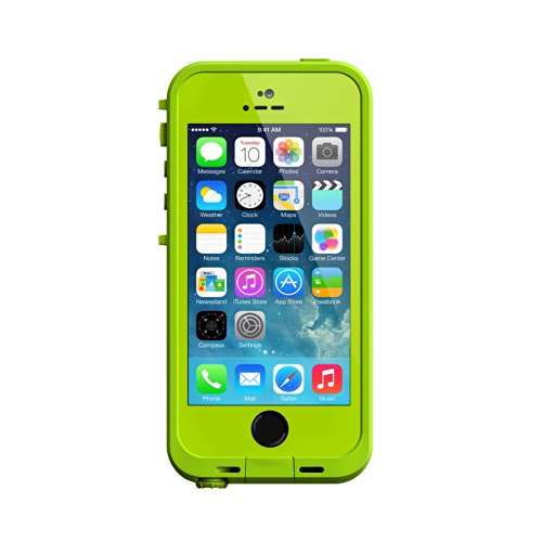 LifeProof FRE SERIES Waterproof Case for iPhone 5/5s/SE - Retail Packaging - LIME (DARK LIME/LIME)