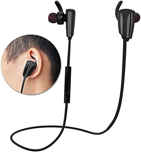 Bluetooth Headphones, Kingland Wireless In-Ear Stereo Sports Earphones with Microphone(Voice Control for Calling, 3 Music Sound, Sweatproof, Noise Cancelling, Lightweight, 8 Hours Playtime)