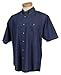 Tri-Mountain Men's 100% Cotton Scout Stonewashed Denim Shirt (3 Colors, XS-6XLT)