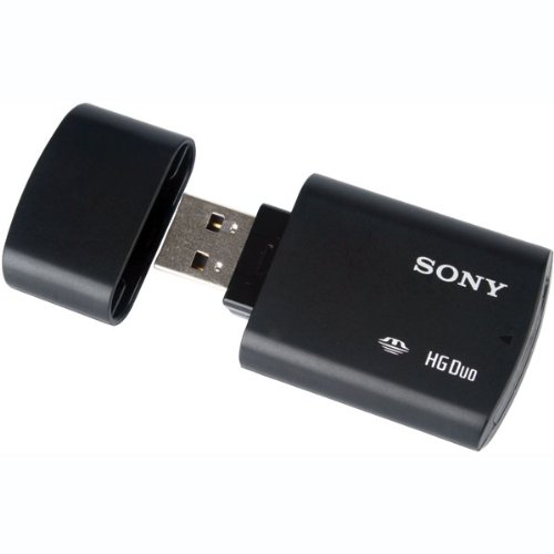 Sony MRW66E/H1/181 External USB Plug and Play Memory Stick Duo Reader/Writer (Black)