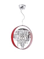 Light&Design Lámpara De Suspensión Alesta Rojo