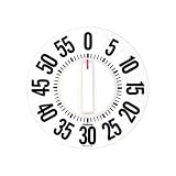 Jumbo 8-in Wall Mounted Kitchen Timer - White
