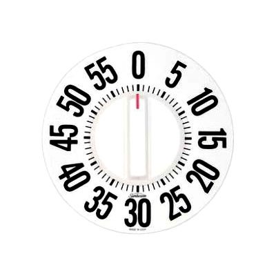 Jumbo 8-in Wall Mounted Kitchen Timer - White