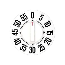 Jumbo 8-in Wall Mounted Kitchen Timer