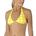 Xhilaration® Polka Dot Tall Triangle Swim Top - Yellow/ White