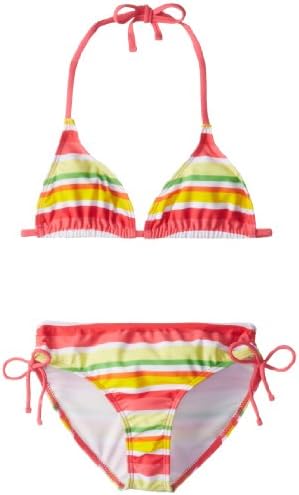 Kanu Surf Big Girls'  Popsicle Bikini Swimsuit, Pink Multi, 10
