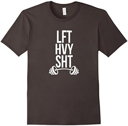 Men's Lift Heavy Shit T-Shirt Medium Asphalt