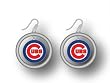 Chicago Cubs Floating Logo Hoop Earring by Aminco