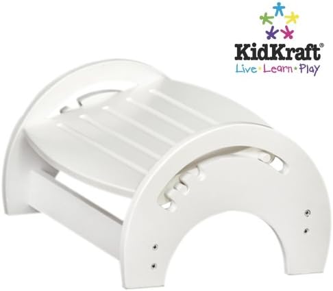 KidKraft Nursing Foot Stool Adjustable White