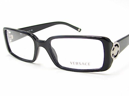 Buy New Versace 3092-B 3092B GB1 Black Frame Optical Eyeglasses Size: 51-16-135