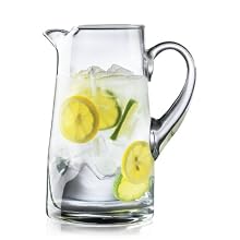 Libbey / Crisa Impressions 90 Ounce Capacity Clear Glass Pitcher